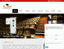 Tablet Screenshot of eltechcontrols.com